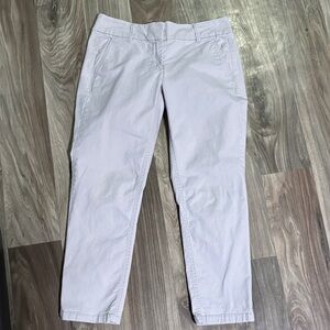 LOFT Women's Light Gray Chinos